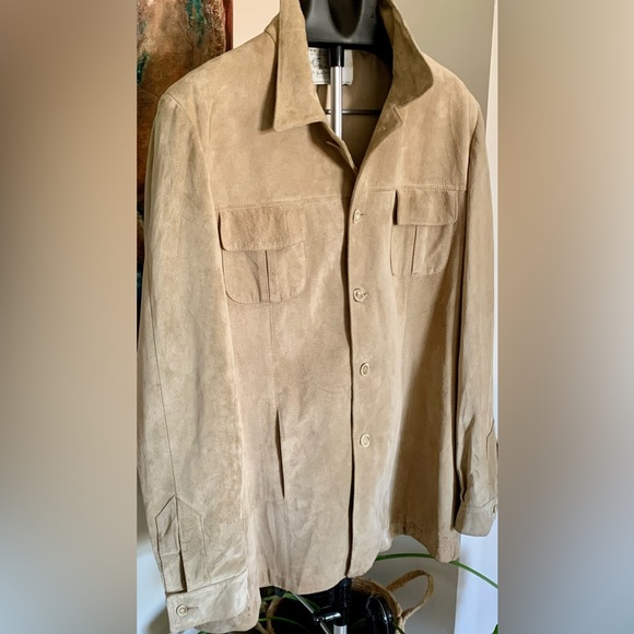 Vintage Old Mill Suede Jacket Sz. 48 - Picture 2 of 16